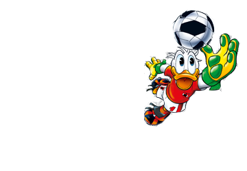 Donald mit Fußball