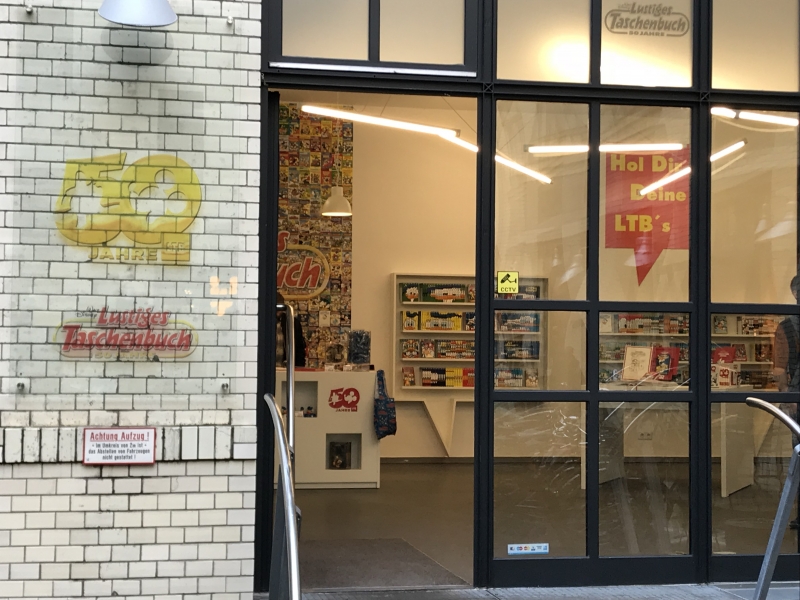 Der Eingang zum LTB Pop-Up-Store 